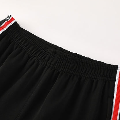 Manchester United Treino Jaqueta Conjunto (Jaqueta + Calças) 2025/26 Vermelho&Preto