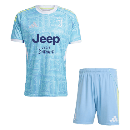 Juventus 
 Fora Camisa Conjunto(Camisa+Calções) 2025/26 Azul