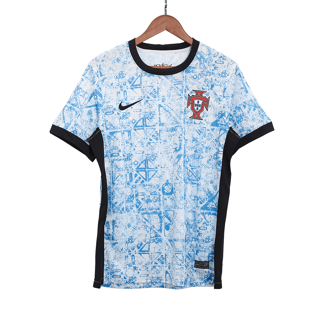 Camisola de futebol R.LEAO #17 Portugal Fora Camisola personalizada 2024