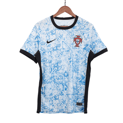 Portugal Fora Personalizado Completo Kit Futebol 2024