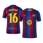 Versão do Jogador RODRIGO #16 Barcelona Casa Futebol Camisas 2026/27 - UCL