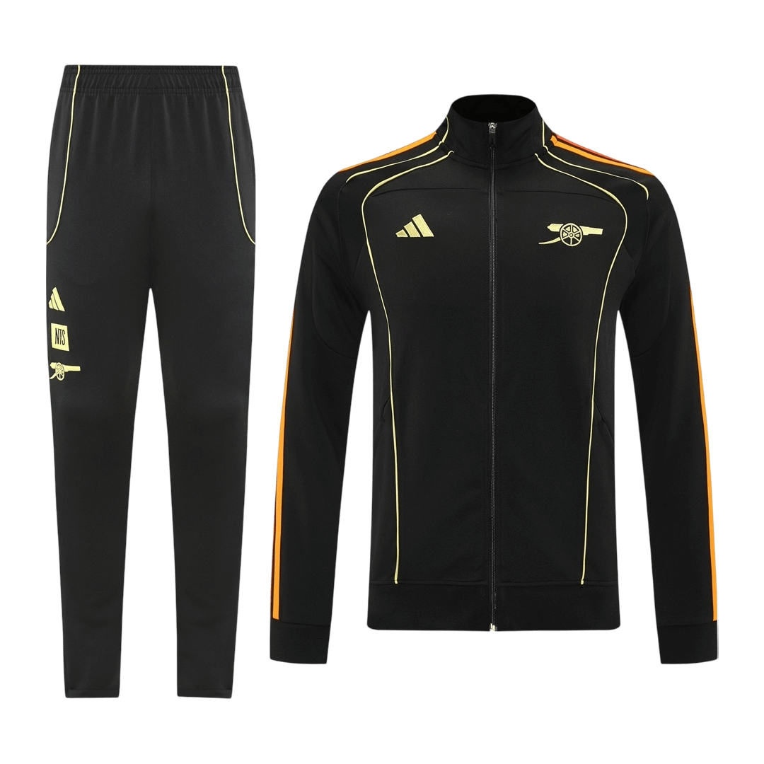Arsenal Treino Jaqueta Conjunto (Jaqueta + Calças) 2025/26 Preto