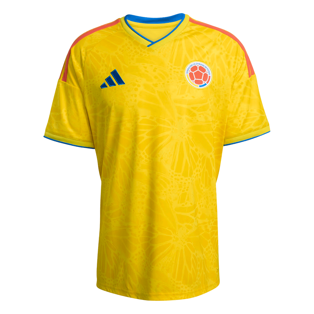 Colombia Casa World Cup Camisa Conjunto(Camisa+Calções) 2026 Amarelo