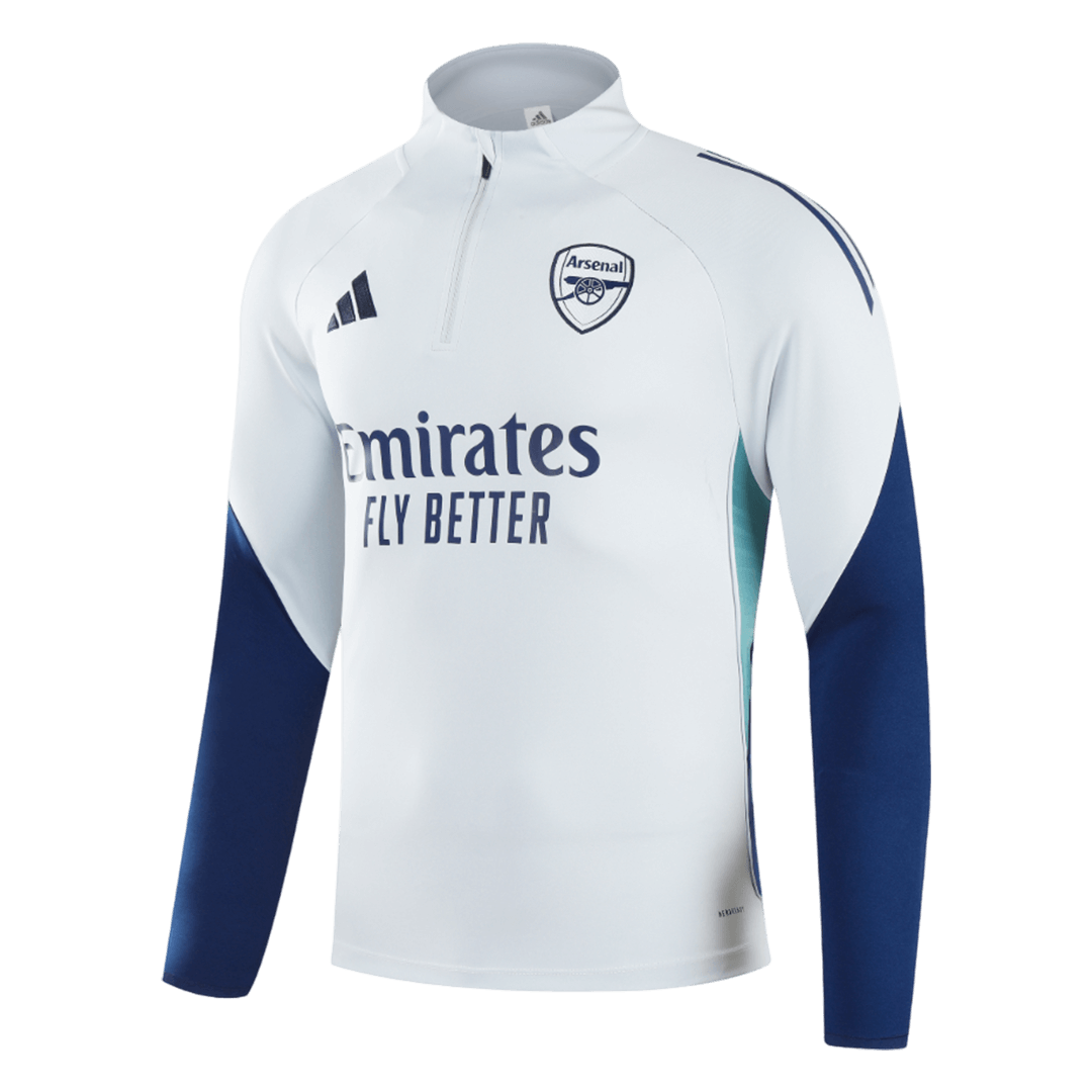Arsenal Infantil Zíper Moletom Conjunto (Top+Pants) 
 2025/26 Branco