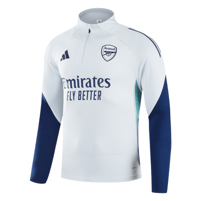 Arsenal Infantil Zíper Moletom Conjunto (Top+Pants) 
 2025/26 Branco