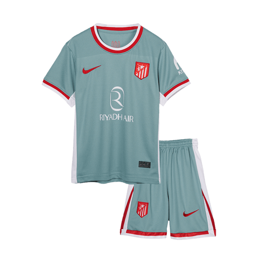 Custom Atlético de Madrid football kits for kids 2024/25