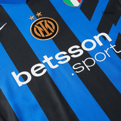 Camisola de futebol LAUTARO #10 Inter Milan Home personalizada 2024/25