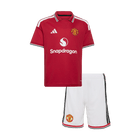 Manchester United Infantil 
 Casa Futebol Camisa 2026/27 Vermelho