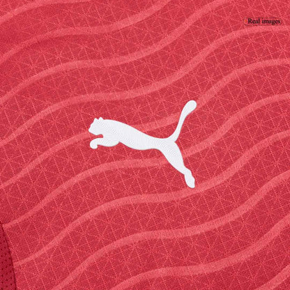 Versão do Jogador B.FERNANDES #8 Portugal Casa World Cup Futebol Camisas 2026 Vermelho