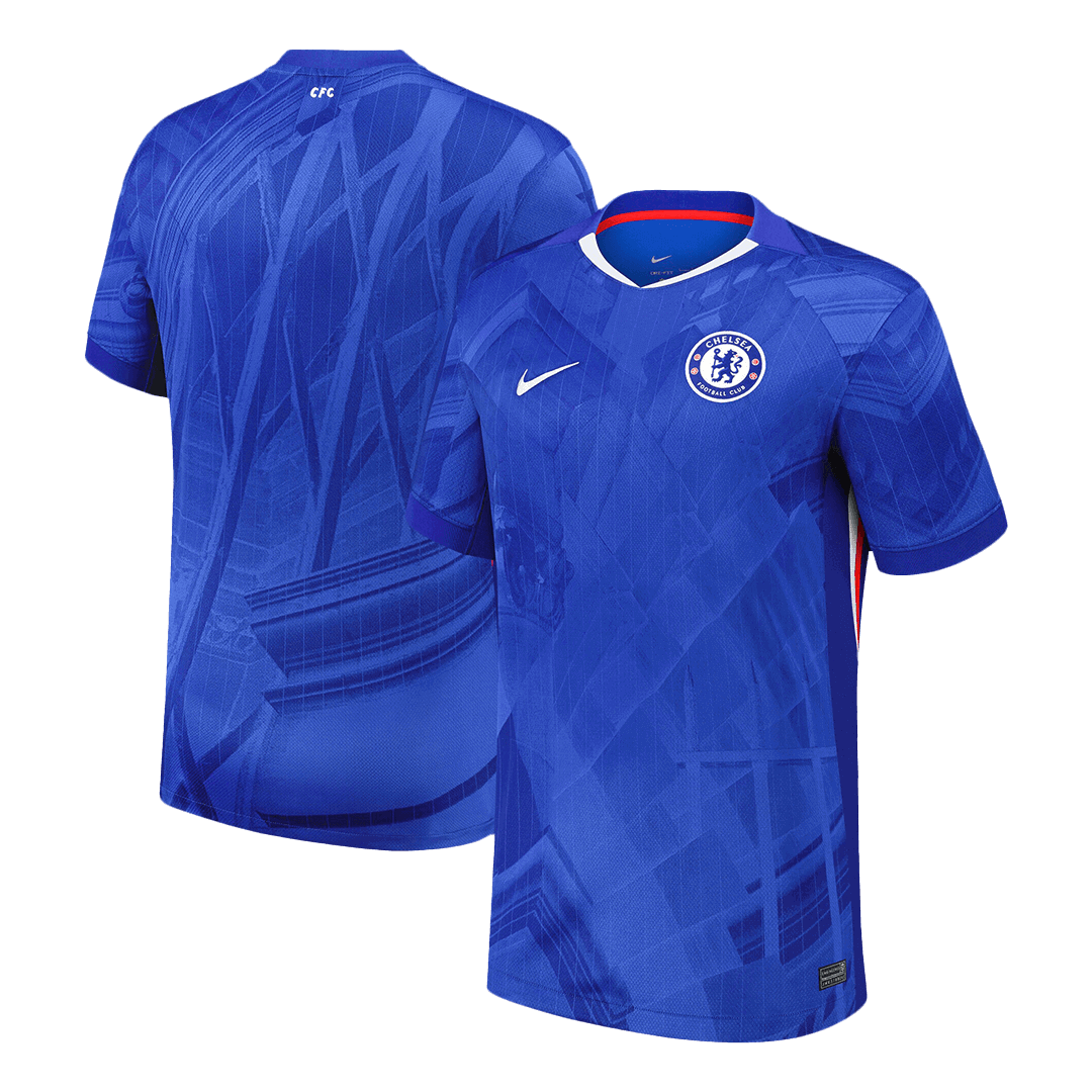 【Super Qualidade】Chelsea Casa Camisola de Futebol Masculina 2025/26