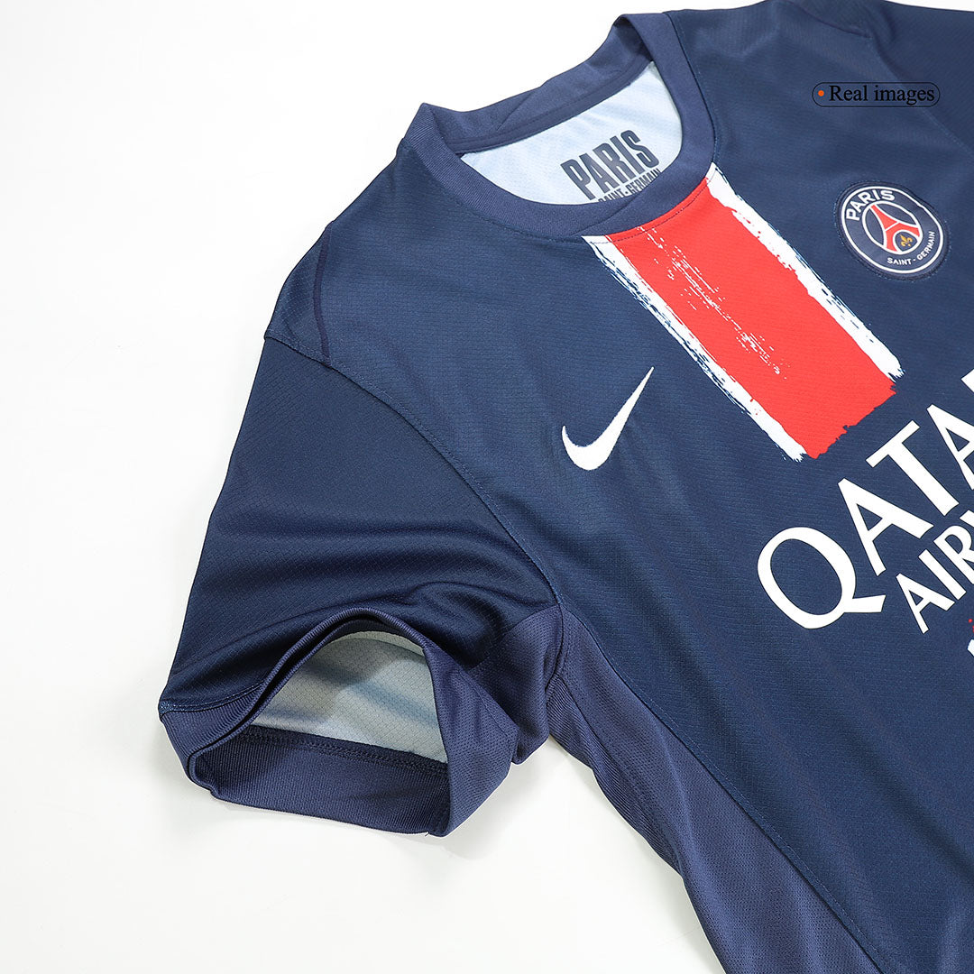 Camisola de futebol PSG Home personalizada 2024/25