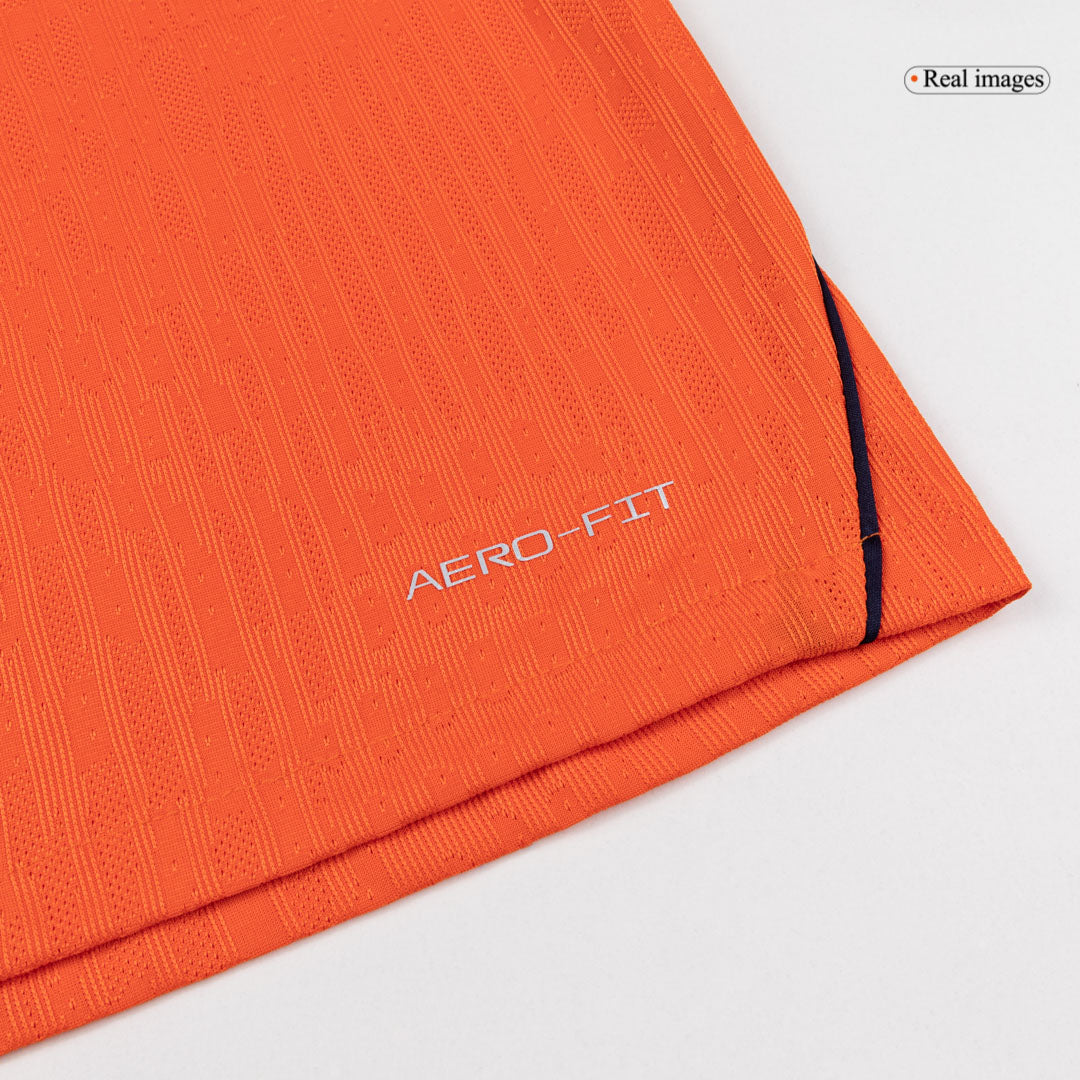 Versão do Jogador VIRGIL #4 Netherlands Casa Copa do Mundo Futebol Camisas 2026 Laranja