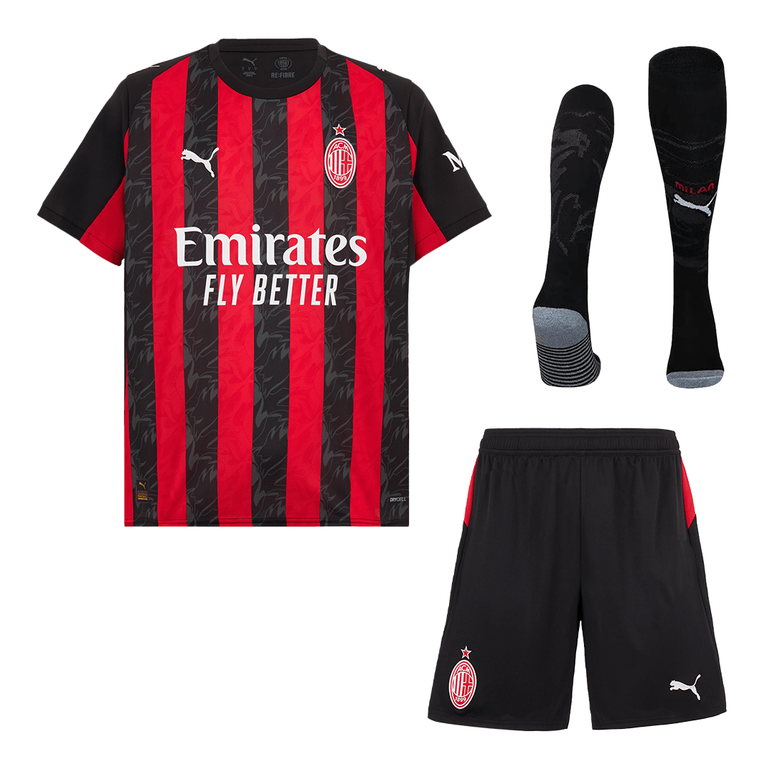 AC Milan 
Casa 
 Camisa 
Conjunto (Camisa + Calções + Meias) 
2025/26