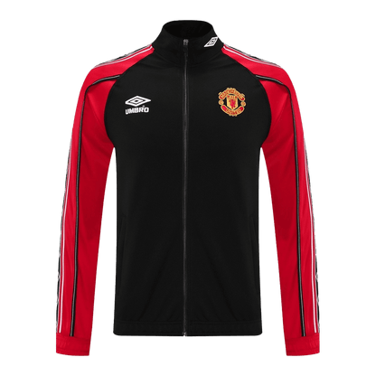 Manchester United Treino Jaqueta Conjunto (Jaqueta + Calças) 2025/26 Vermelho&Preto