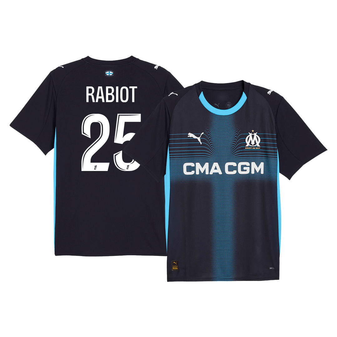 RABIOT #25 Marseille Fora Camisa 2025/26 Marinha