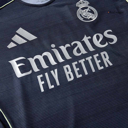 Autêntico CAMAVINGA #6 Real Madrid Fora Futebol Camisas 2025/26 Marinha
