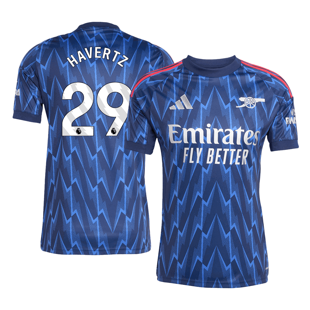 HAVERTZ #29 Arsenal Fora Camisa 2025/26 Azul