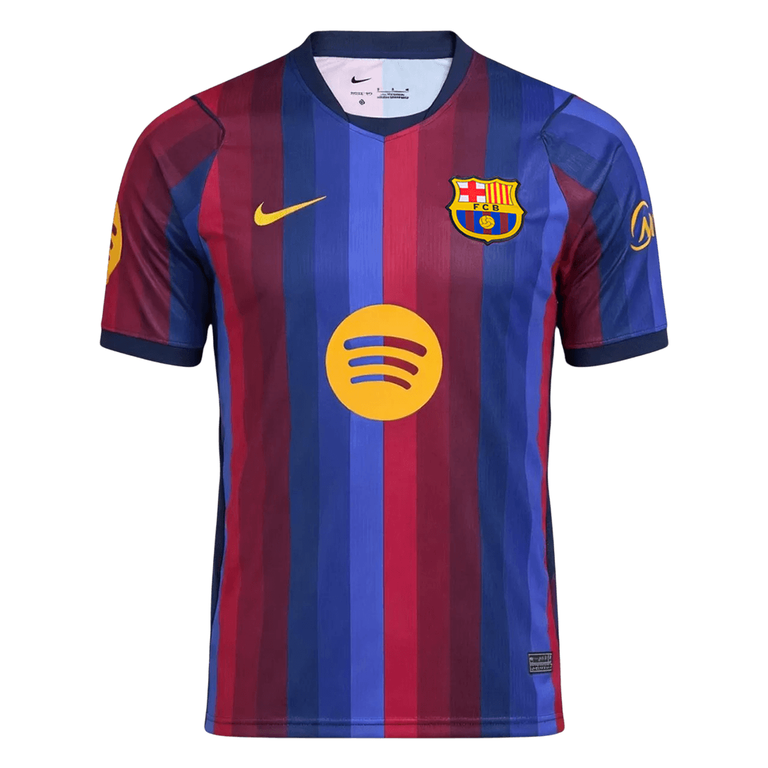 Versão do Jogador RAPHINHA #11 Barcelona Casa Futebol Camisas 2026/27 - UCL