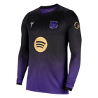 Barcelona Fora Manga comprida Camisa 2026/27 Roxo