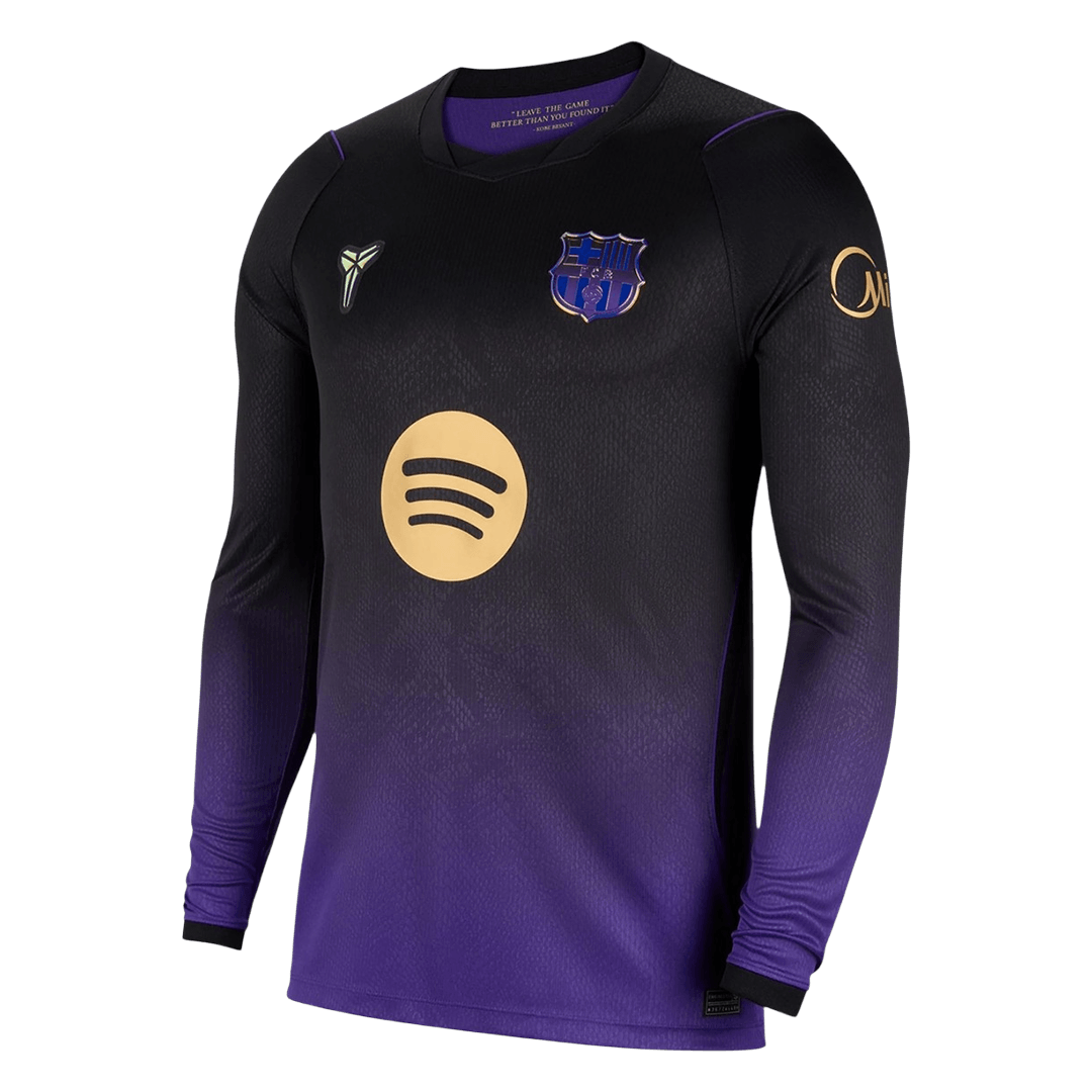 Barcelona Fora Manga comprida Camisa 2026/27 Roxo
