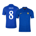 Versão do Jogador ENZO #8 Chelsea Casa Futebol Camisas 2026/27 Azul - UCL
