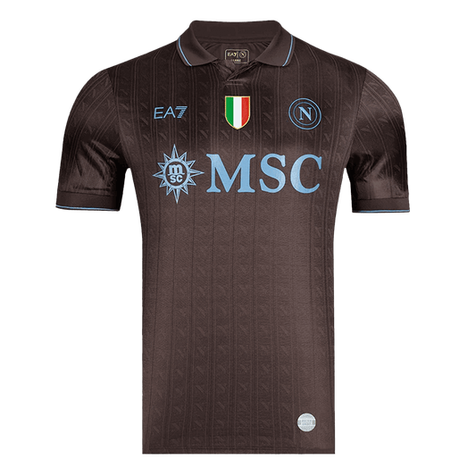 Napoli Fora Terceira Camisa 2025/26 Preto