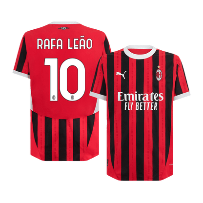 Camisola de futebol autêntico RAFA LEAO #10 AC Milan Home 2024/25