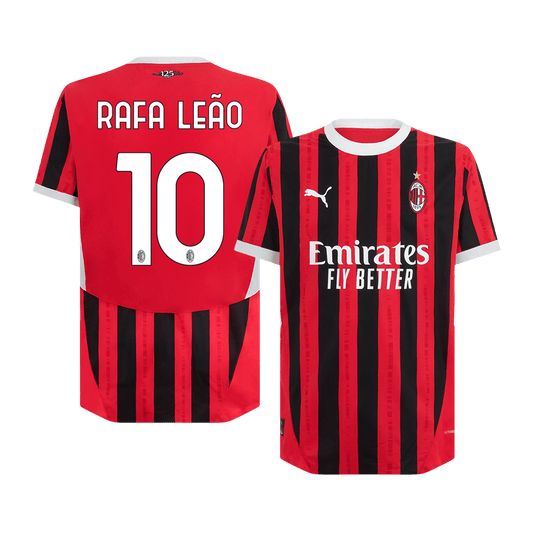 RAFA LEAO #10 AC Milan Home 2024/25 Authentic Football Shirt