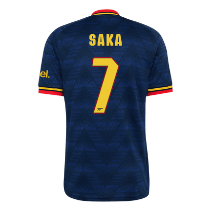 SAKA #7 Arsenal Fora Camisa 2026/27 Azul UCL