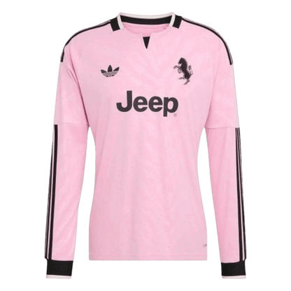 Juventus Fora Manga comprida Camisa 2026/27 Rosa