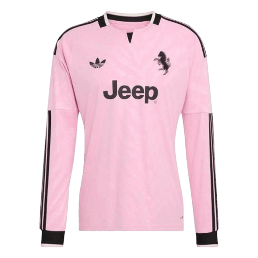 Juventus Fora Manga comprida Camisa 2026/27 Rosa