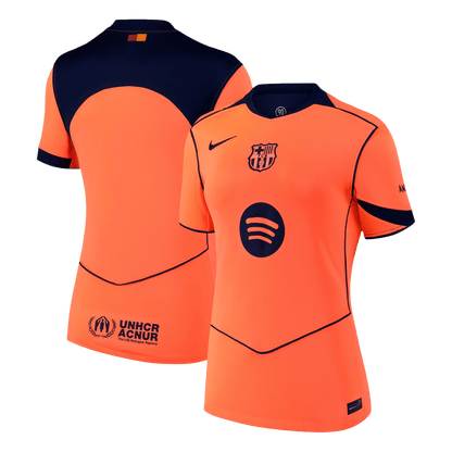 Mulheres Barcelona Terceiro Fora Camisa 2025/26- Laranja