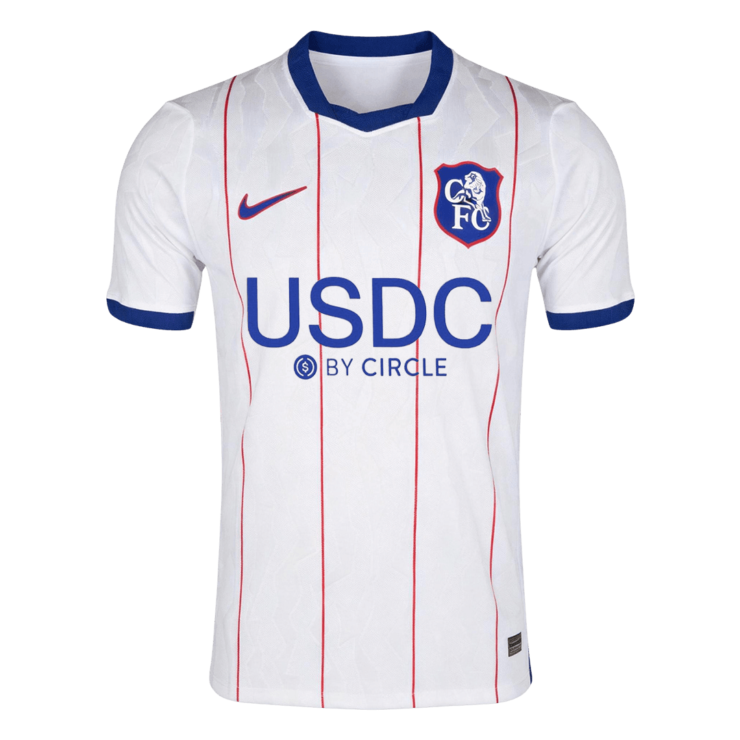 Versão do Jogador Chelsea Terceira Futebol Camisas 2026/27 Branco