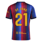 F. DE JONG #21 Barcelona Casa Camisa 2026/27