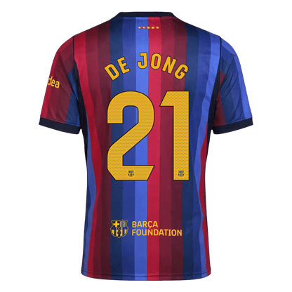 F. DE JONG #21 Barcelona Casa Camisa 2026/27