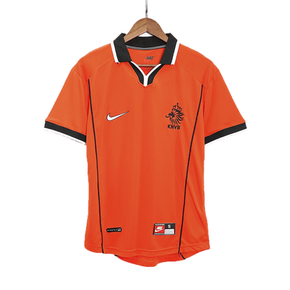 Retrô Netherlands Casa Copa do Mundo Camisa 1998 Laranja