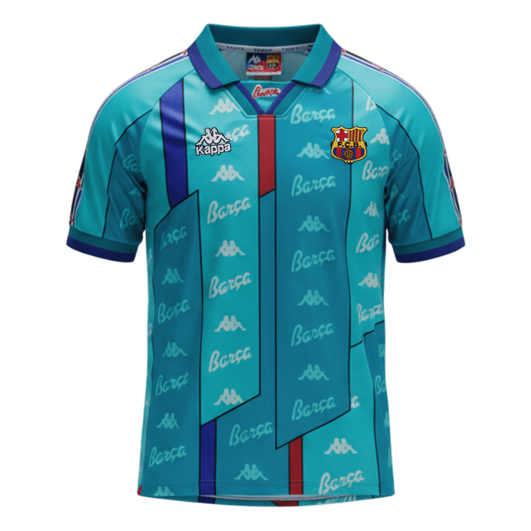 Retrô Barcelona Fora Camisa 1996/97 Azul