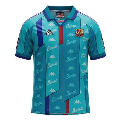 Retrô Barcelona Fora Camisa 1996/97 Azul