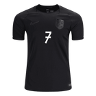 SØRLOTH #7 Norway Fora Copa do Mundo Camisa 2026 Preto