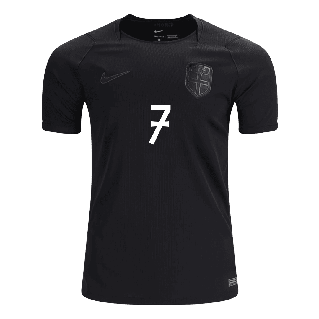 SØRLOTH #7 Norway Fora Copa do Mundo Camisa 2026 Preto