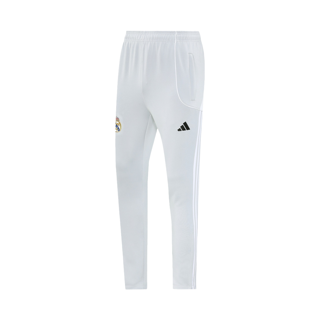 Real Madrid Conjunto Casaco(Blusão+Calça) Formação Blusão 2025/26 Cinza