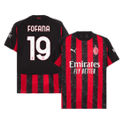 【Super Qualidade】FOFANA #19 AC Milan
 Casa Futebol Camisa 2025/26