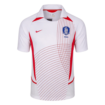 Retrô Coreia do Sul Fora Camisa 2002 Branco
