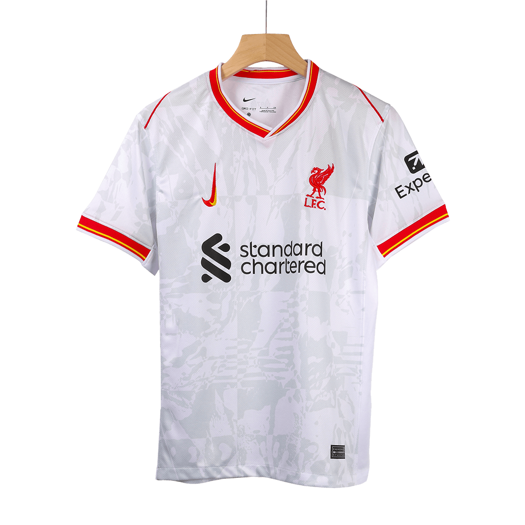 Camisola de futebol VIRGIL #4 Liverpool Third Off Custom Shirt 2024/25