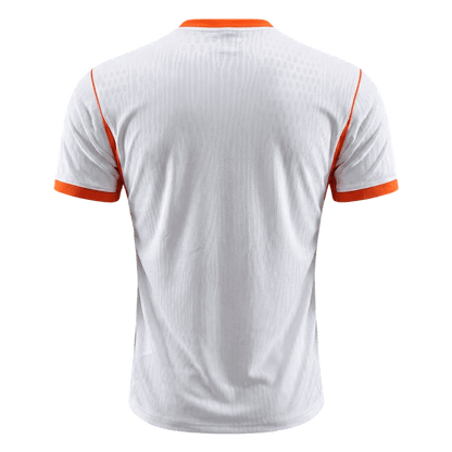 Versão do Jogador Netherlands Fora World Cup Futebol Camisas 2026 Branco