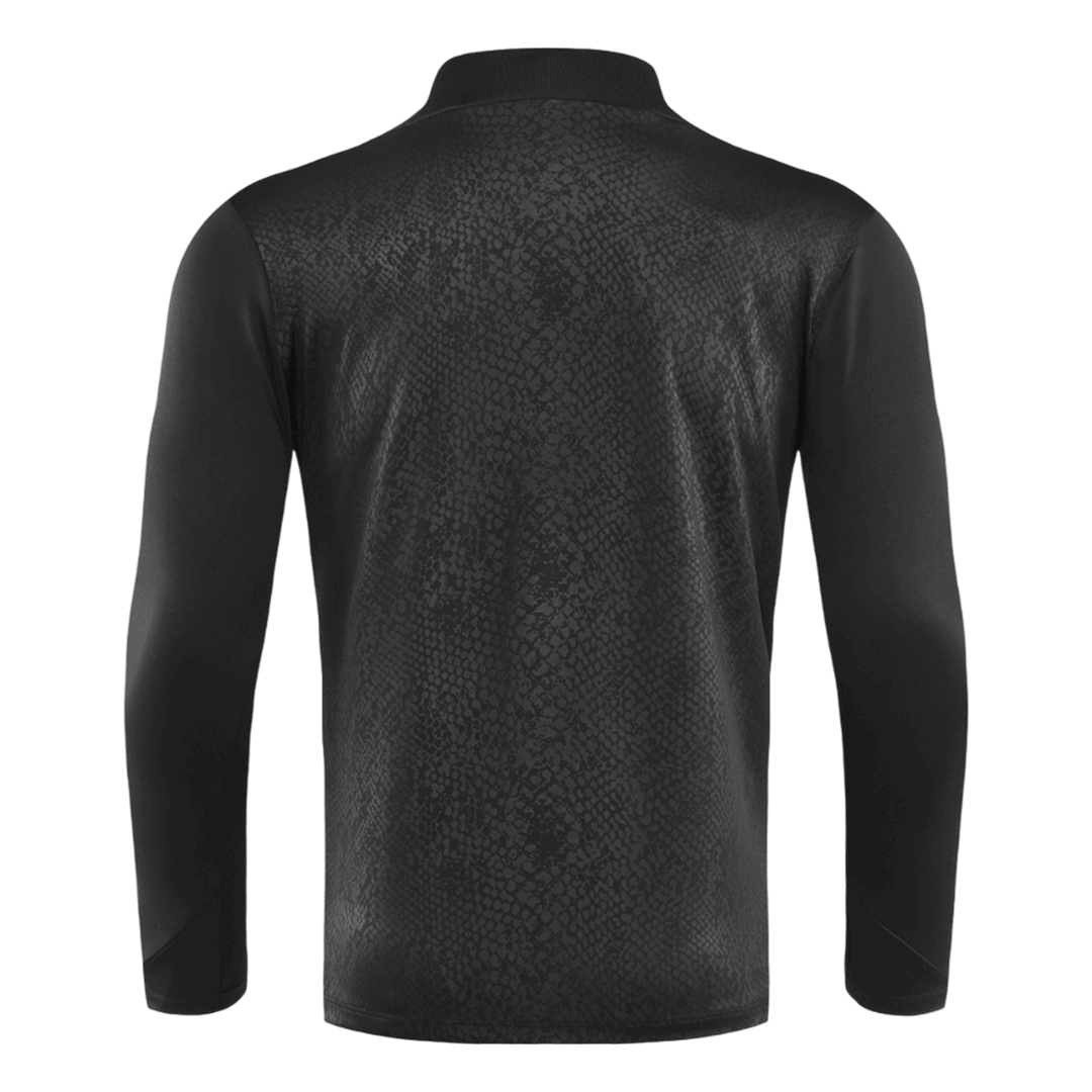 Barcelona Zíper Moletom Conjunto (Top+Calças) 2025/26 Preto