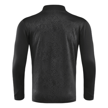 Barcelona Zíper Moletom Conjunto (Top+Calças) 2025/26 Preto