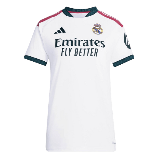 Mulheres Real Madrid Principal Camisa 2026/27 Branco