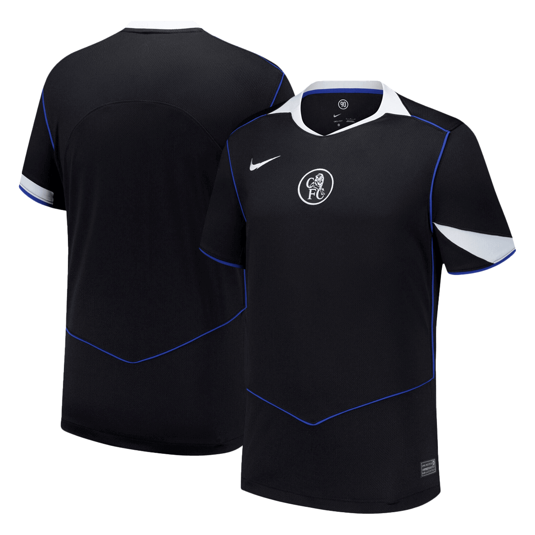 Chelsea Fora Terceira Camisa Conjunto(Camisa+Calções) 2025/26 Preto