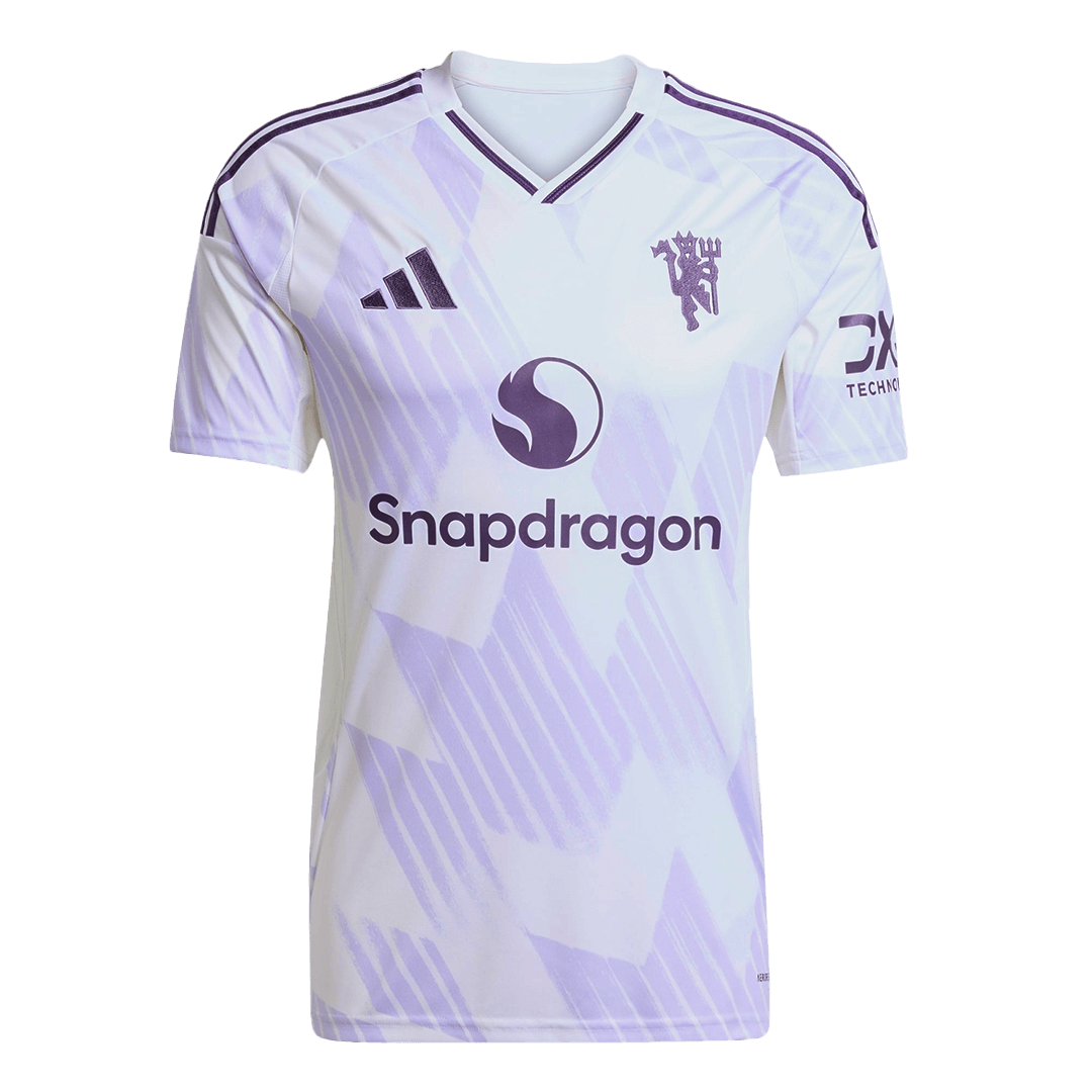 MOUNT #7 Manchester United Fora Camisa 2025/26 Branco